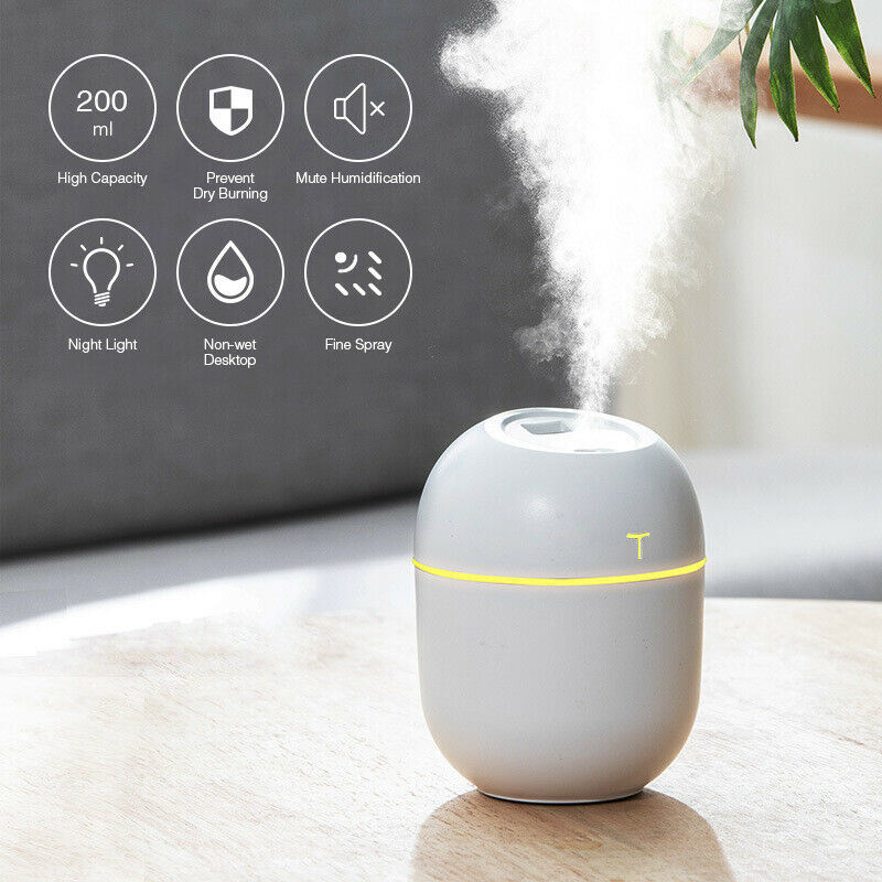 Mini Ultrasonic USB Diffuser & Humidifier