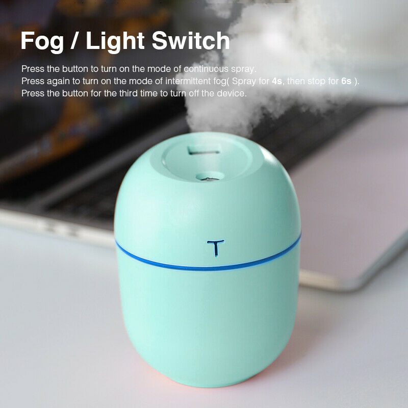 Mini Ultrasonic USB Diffuser & Humidifier