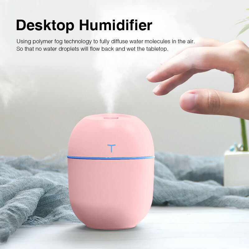 Mini Ultrasonic USB Diffuser & Humidifier