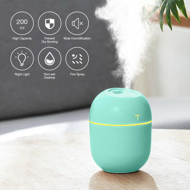 Mini Ultrasonic USB Diffuser & Humidifier