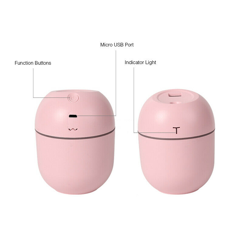 Mini Ultrasonic USB Diffuser & Humidifier